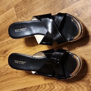 Mila Paoli Wedges Size 10